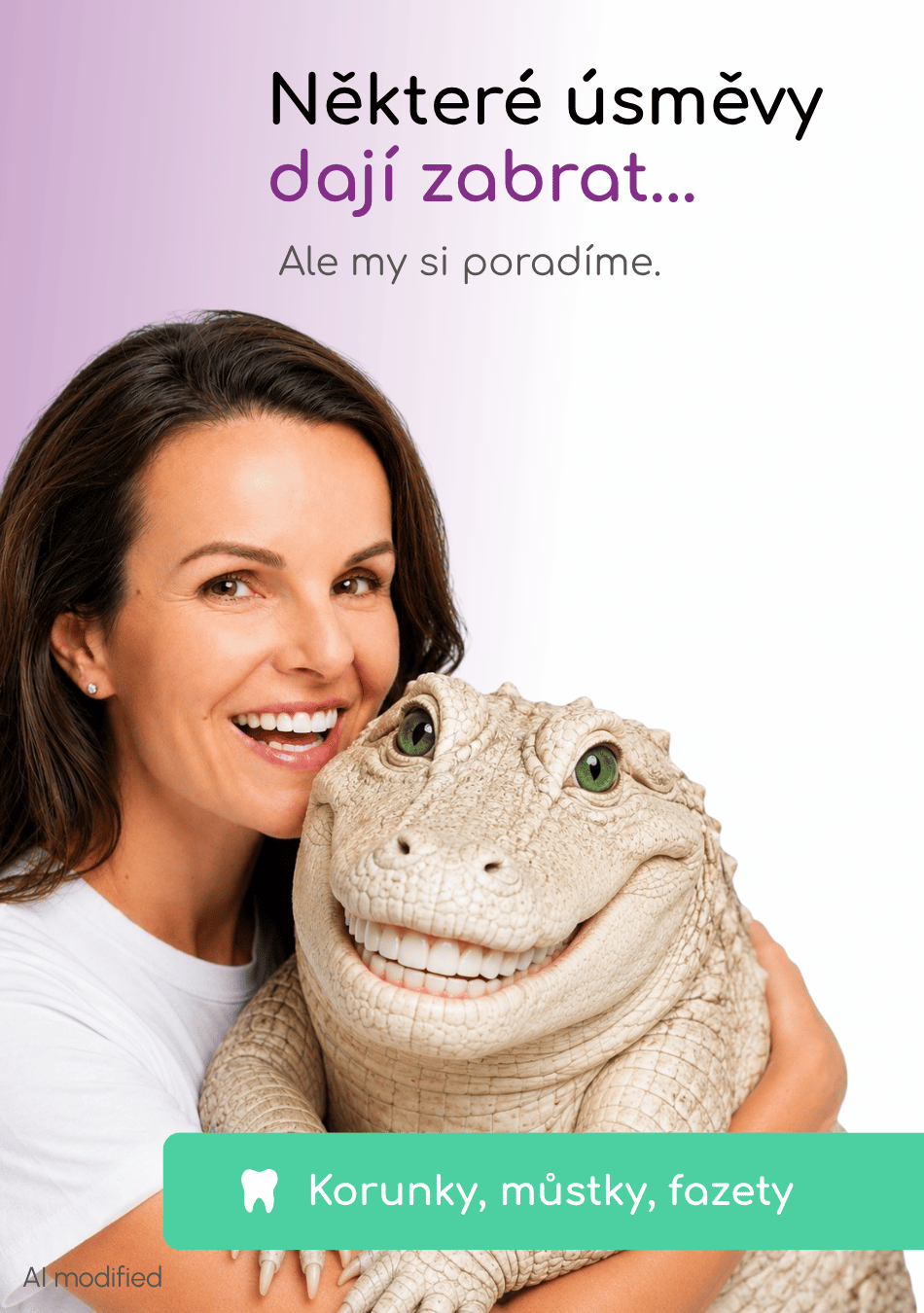 Korunky, fazety a můstka ve Smile Centru